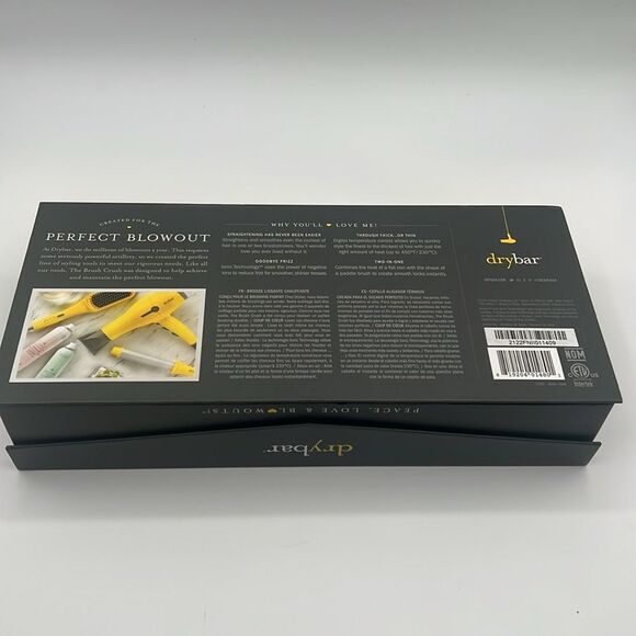 BNWT - DRYBAR THE BRUSH CRUSH HEATED STRAIGTENING BRUSH - Picture 3 of 4
